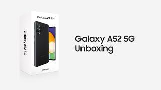 Galaxy A52 5G Offizielles Unboxing  Samsung [upl. by Ohaus302]