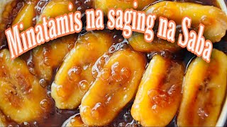 Minatamis na saging na Saba princess Abdullah\mix vlog [upl. by Fredkin]