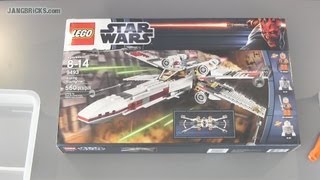 LEGO Star Wars XWing set 9493 SPEED BUILD [upl. by Argela530]