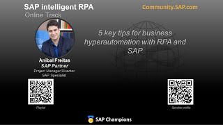 Key tips for business hyperautomation with RPA and SAP [upl. by Ardekan]