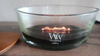 WoodWick Fraser Fir Candle Review [upl. by Verge46]