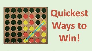 Quickest Ways to Win at Connect 4 [upl. by Venable944]