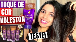 TESTEI TOQUE DE COR KOLESTON CHOCOLATE [upl. by Donaugh867]