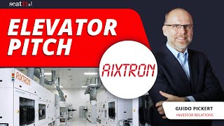 AIXTRON SE Elevator Pitch 2023  Future in Semiconductor Technology with IR [upl. by Frierson69]