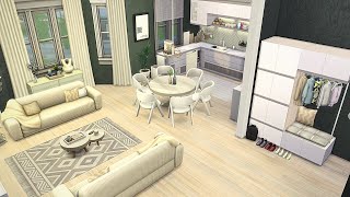 IKEA APARTMENT 18 Culpepper House 🌆 Sims 4 Speed Build Stop Motion NO CC [upl. by Siraved]