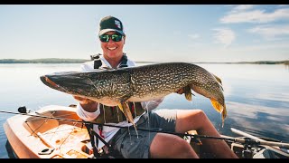 The Ultimate Flyin Kayak Fishing Adventure  Shining Falls Lodge [upl. by Eetnod]