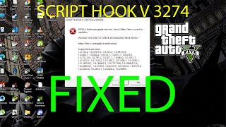 How to fix Script Hook V Critical ERROR with Mods September 2024 errorGTA 5 Update ERROR FIX [upl. by Sotos446]