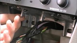 How to Remove amp Install Volvo V70 S60 S80 Radio  DISCONNECT BATTERY FIRST [upl. by Nahtiek]