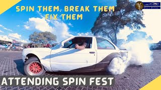 Car Spinning Festival  Tire Bursts  Fire 🔥 amp Smoke ‍💨  Windhoek Spin City  YC Test Drive [upl. by Aicnilav102]