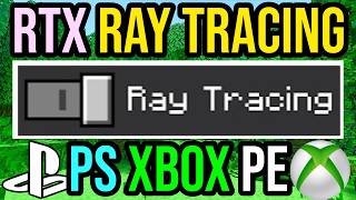 Ray Tracing For Minecraft Playstation Xbox amp MCPE [upl. by Nydia]