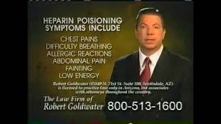 the law firm of Robert goldwater poison Heparin from China Is the US  2008  VIDEO REUPLOAD [upl. by Watanabe956]