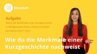 Merkmale einer Kurzgeschichte nachweisen so gehts  Deutsch  Duden Learnattack [upl. by Selfridge]