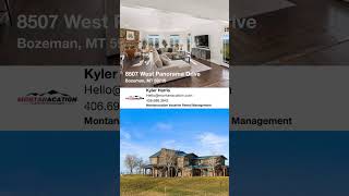 8507 West Panorama Drive  Bozeman Montana 59715 [upl. by Nigrom]