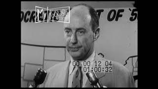 1956 Adlai Stevenson Interview on Presidential Campaign [upl. by Elraet833]