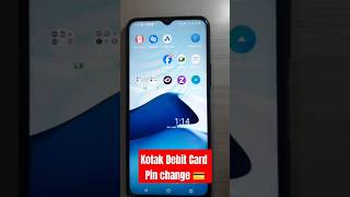 How to change kotak debit card pin from kotak app  Pin change  Kotak mobile app kotak [upl. by Nette]