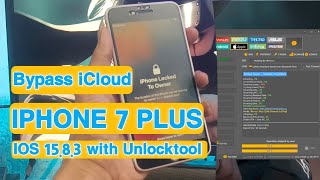 Iphone 7 plus ios 1583 bypass hello with unlocktool [upl. by Opportina]