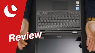 Acer TravelMate Spin B3 – Review Deutsch [upl. by Leahcimluap992]