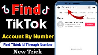 Mobile Number Se Tiiktok Id Kaise Pata KareHow To Find Tiktok Account By Phone Number [upl. by Elleinet]