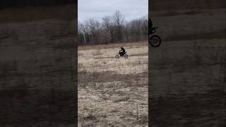 Sending kx85 on abandoned race track kx450 motocross kx85 motorcycleracing mx dirtbike [upl. by Siahc]