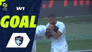 Goal Samuel GRANDSIR 90 1  HAC MONTPELLIER HÉRAULT SC  HAVRE AC 22 2324 [upl. by Waldos]