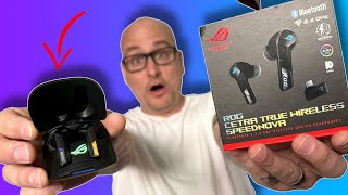 These are the BEST wireless gaming earbuds yet Asus Rog Cetra Speednova Review [upl. by Adlihtam]