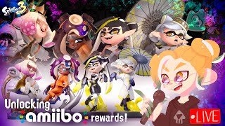 Unlocking New Amiibo Rewards  Splatoon 3 Stream 🌟 [upl. by Thormora675]