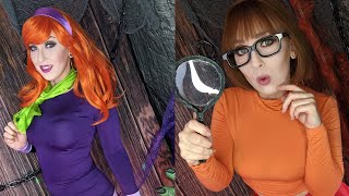 Shorts Velma amp Daphne Cosplay  Spooky ready for Halloween [upl. by Stacie]