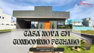 CASA NOVA COM PISCINA EM CONDOMINIO DE ALTO PADRÃO EM PERUIBESP [upl. by Eiramalegna705]