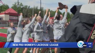 New professional womens lacrosse league inspiring players in CNY [upl. by Gem]