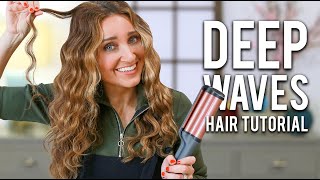 How to Get DEEP WAVES in Your Hair BEAUTIFUL  Prepare for Compliments [upl. by Hoag]