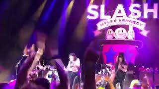 Show  Concert  slash and myles kennedy brisbane  night train  Guns n Roses [upl. by Dnalerb]