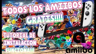 AMIIBOS GRATISCON HWFLYTUTORIAL DE INSTALACION Y FUNCIONAMIENTO 2022 EN ESPAÑOL [upl. by Lemon]