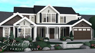 ✮⋆˙ BLOXBURG  Suburban Family Home  Exterior Part 1  Roblox Speed Build ⋆˙ [upl. by Elocaj]