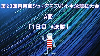 【1日目 A決勝】第23回東京都ジュニアスプリント水泳競技大会 [upl. by Arber]