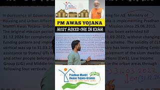 PM AWAS YOJANA SCHEME FOR BANK SSC TNPSC UPSC EXAMS shorts [upl. by Aneleasor156]