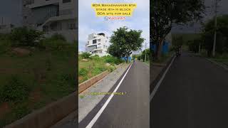 BDA site for sale at Banashankari 6th stage 4th H block  bdasitesforsale sitesforsale [upl. by Ttezzil513]