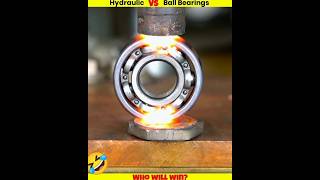 Hydraulic Press Vs Ball Bearing Of Different Countries shorts whatif uniqueexperiment मजेदार [upl. by Ruphina]