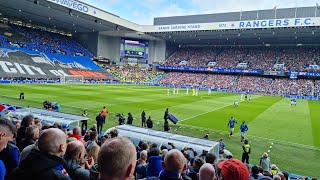 IBROX SIDE FAIL FANS AGAIN IN THE OLDFIRM Rangers 12 Celtic  Match Atmosphere amp Fan Reaction [upl. by Rebmak]