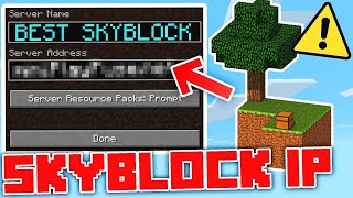 Best Minecraft SkyBlock Server to join in 2024 121 🍉 [upl. by Eerok]