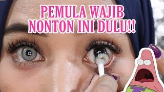 CARA PASANG LEPAS BERSIHIN MEMBEDAKAN SOFTLENS TERBALIK [upl. by Seyer898]