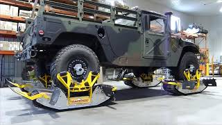 Track N Go installation humvee militaire Francais [upl. by Shu]