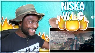 Niska  WLG Clip Officiel 🔥🔥 FRENCH RAP REACTION 🔥🔥 [upl. by Ahtoelc969]