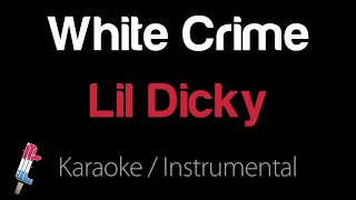 Lil Dicky  White Crime Karaoke  Instrumental [upl. by Zabrine]