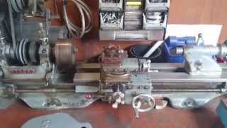 Myford ML7 lathe demonstration running [upl. by Ydnagrub401]