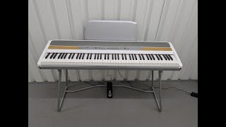 Korg SP250 digital piano keyboard with stand stock number 24428 [upl. by Jorgenson]