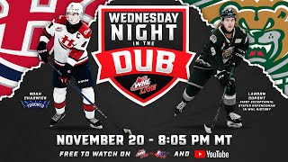 Wednesday Night in The Dub Lethbridge Hurricanes at Everett Silvertips – November 20 2024 [upl. by Sivatnod]