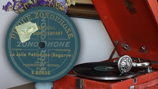 La Jolie Patineuse Bagarre  LOrchestre Vestris Zonophone X80656 78rpm record [upl. by Kciwdahc436]