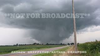 TWIN Tornadoes near Uniontown KY 7924 21z [upl. by Kelsi]