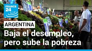 ¿Por qué aumenta la pobreza en Argentina al tiempo que baja el desempleo [upl. by Ontina573]