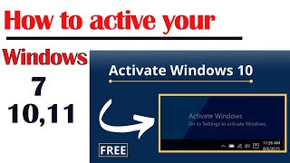 How To Free Active your windows 1011 Without Software in 2023  SR Tech Bangla [upl. by Billy]